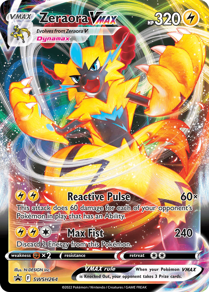 Zeraora VMAX: SWSH Black Star Promos