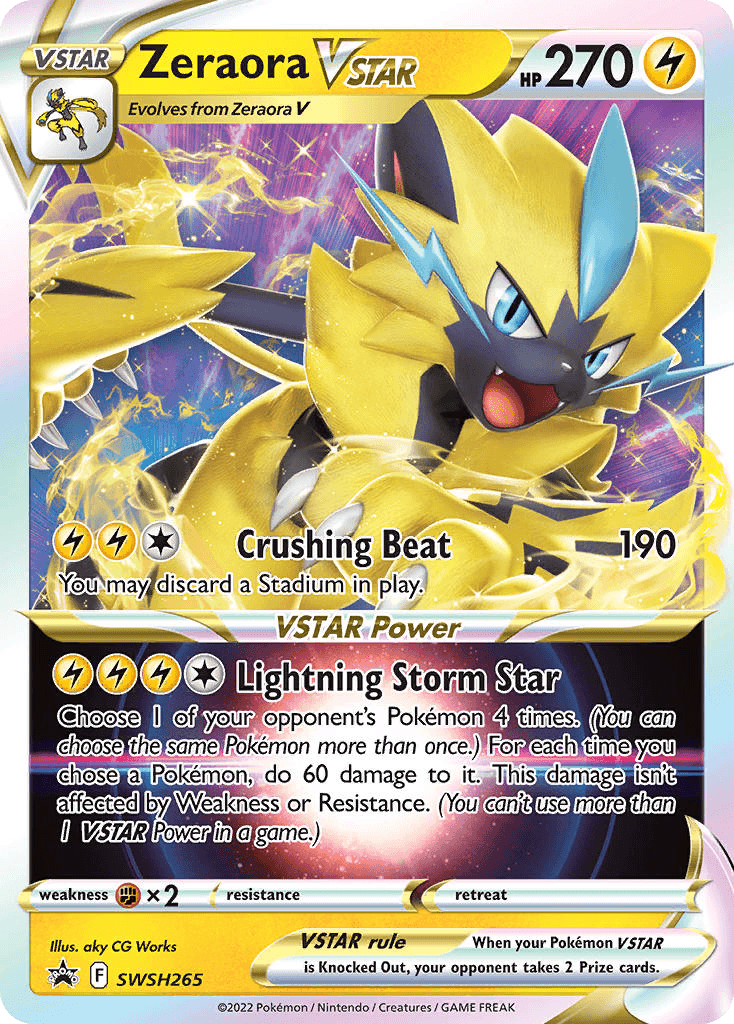 Zeraora VSTAR: SWSH Black Star Promos