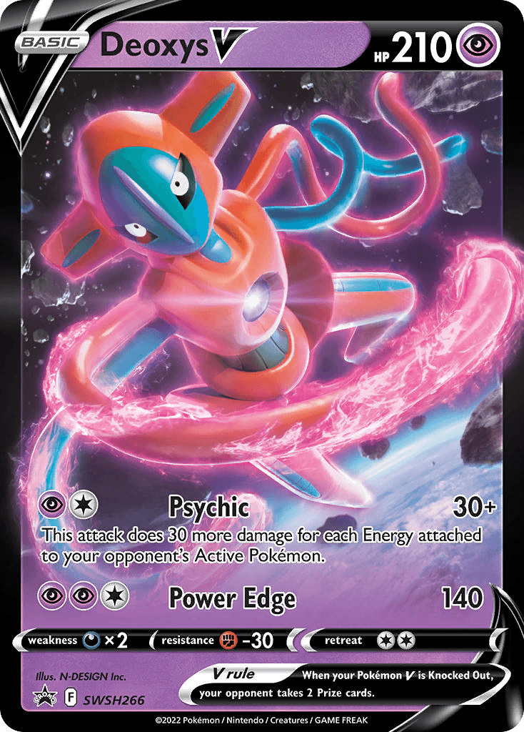 Deoxys V: SWSH Black Star Promos