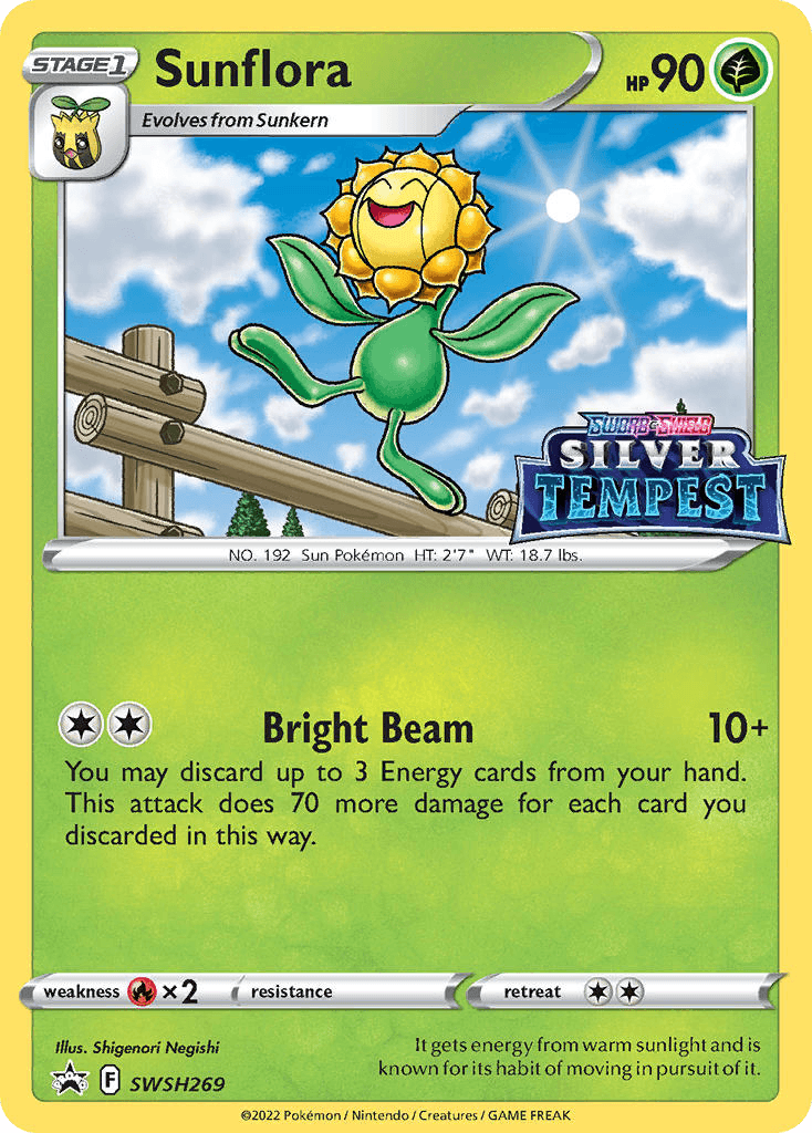 Sunflora: SWSH Black Star Promos