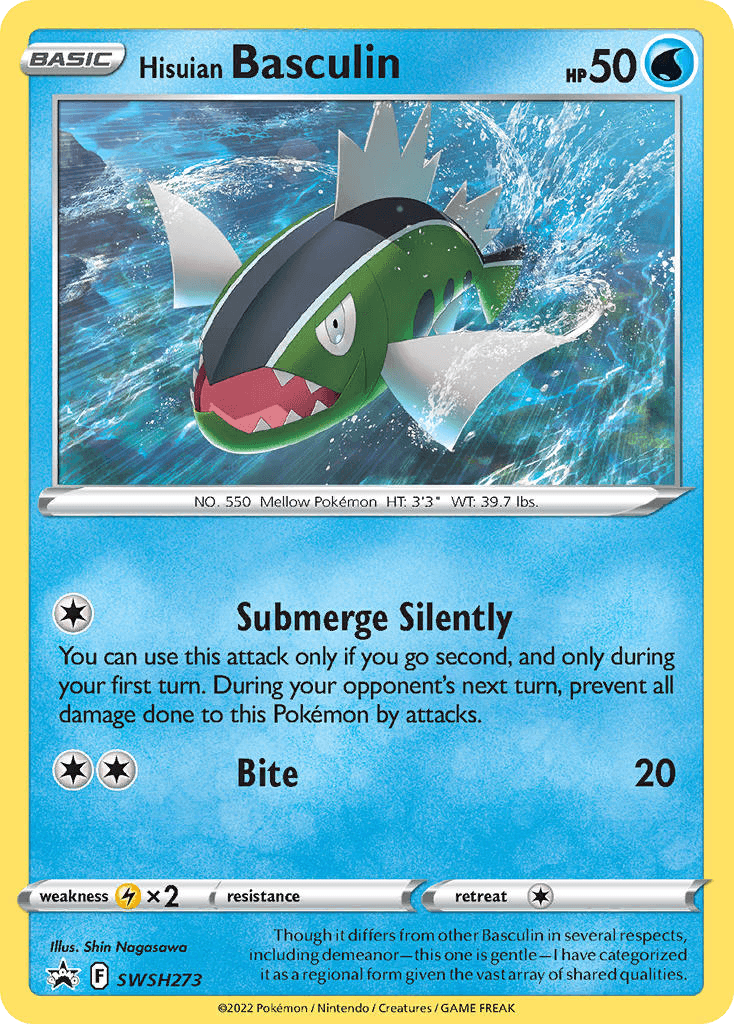 Hisuian Basculin: SWSH Black Star Promos