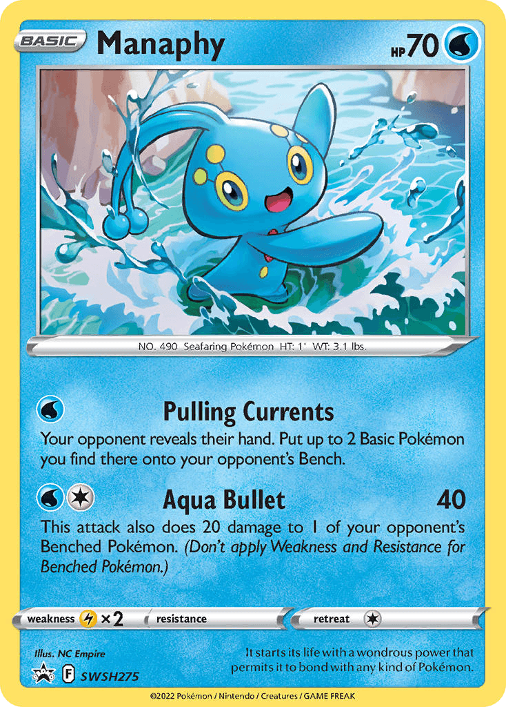 Manaphy: SWSH Black Star Promos