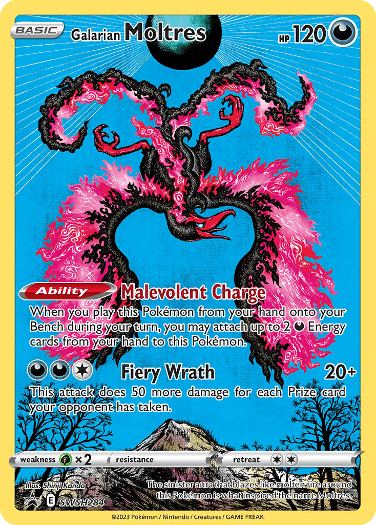 Galarian Moltres: SWSH Black Star Promos