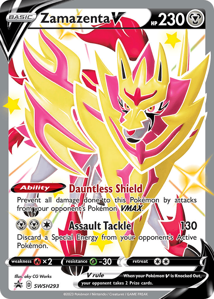 Zamazenta V: SWSH Black Star Promos