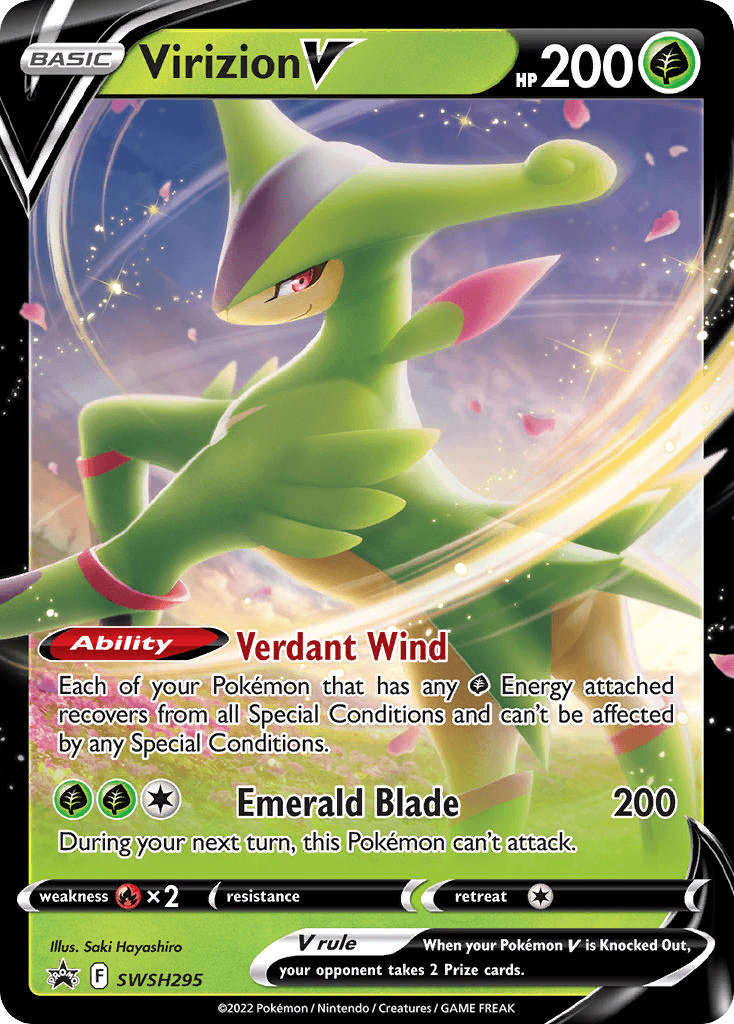 Virizion V: SWSH Black Star Promos
