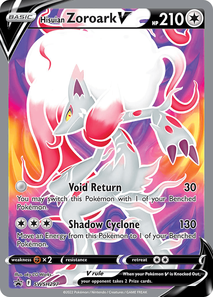 Hisuian Zoroark V: SWSH Black Star Promos