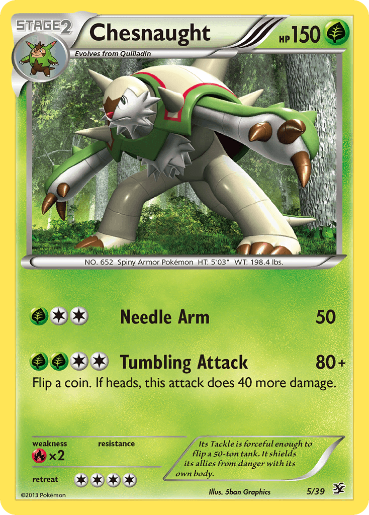 Chesnaught: Kalos Starter Set