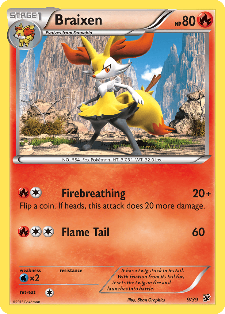 Braixen: Kalos Starter Set