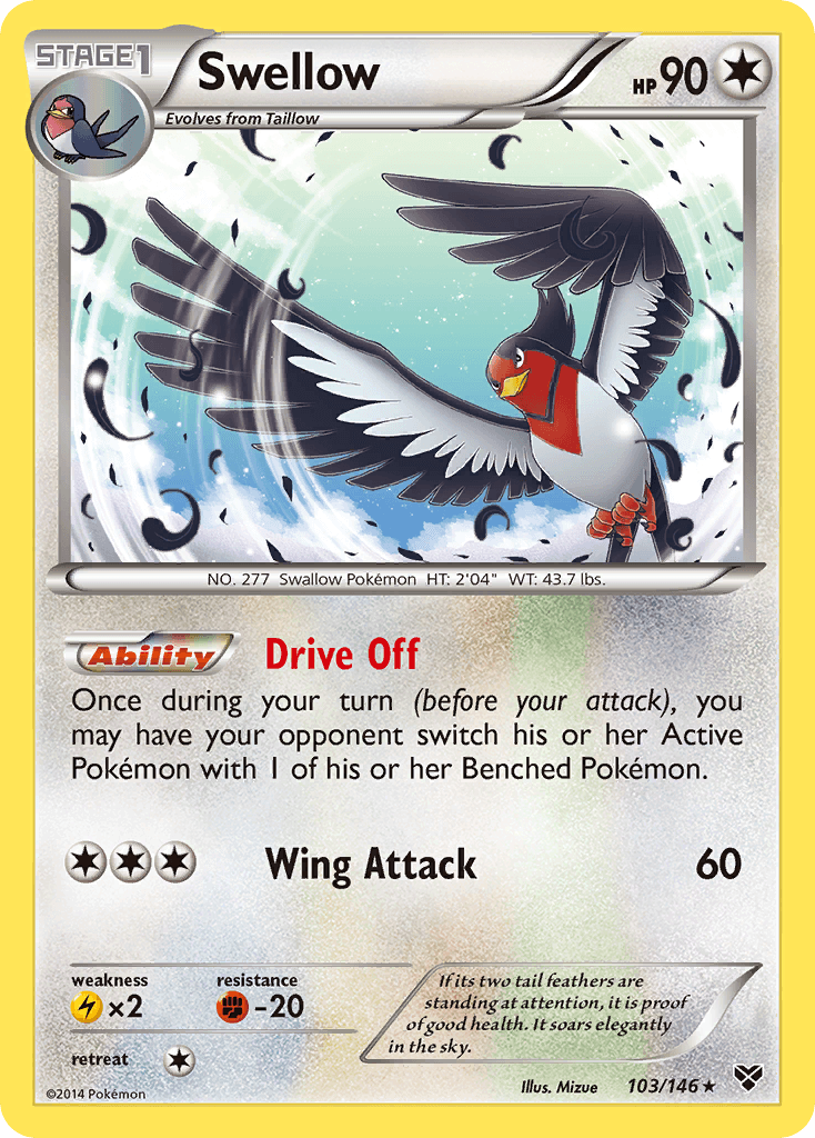 Swellow: XY