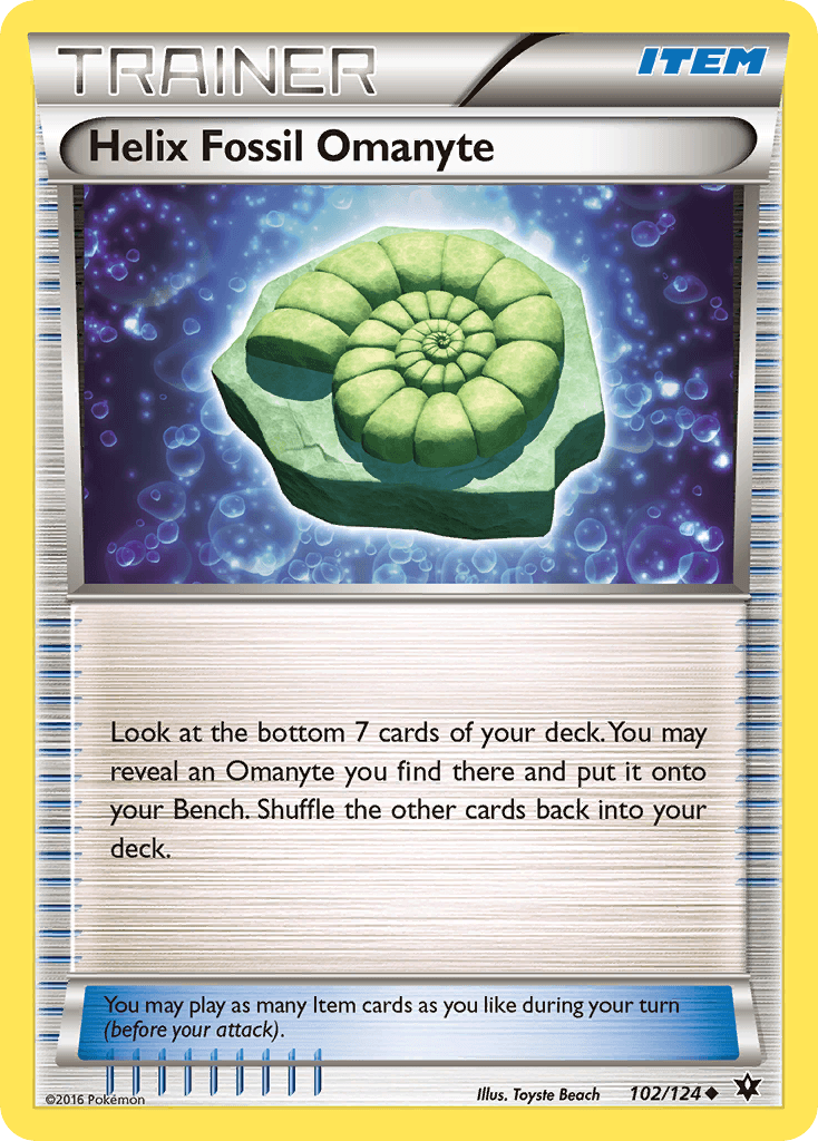 Helix Fossil Omanyte: Fates Collide