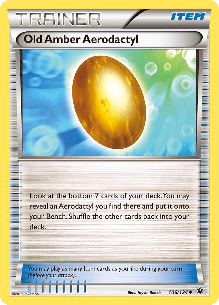 Old Amber Aerodactyl: Fates Collide