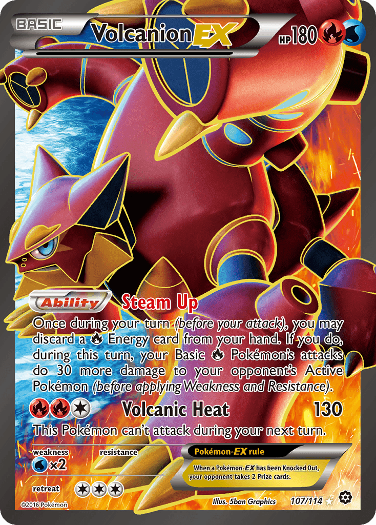 Volcanion-EX: Steam Siege