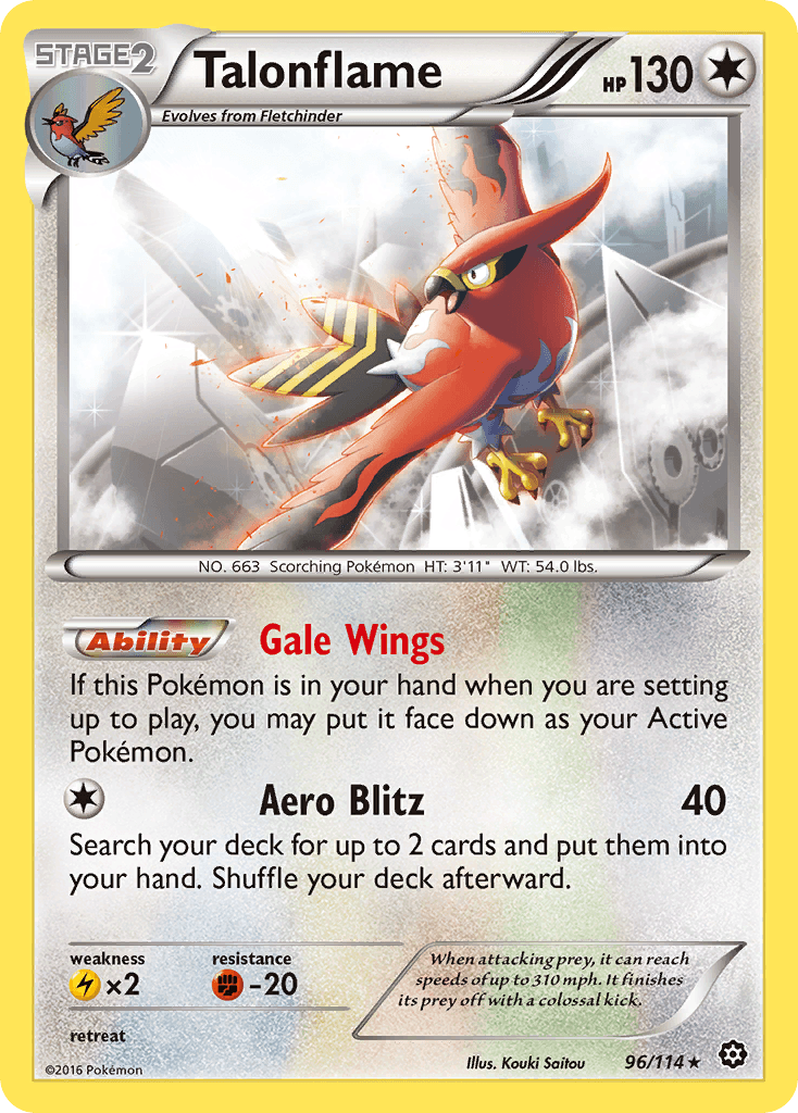 Talonflame: Steam Siege