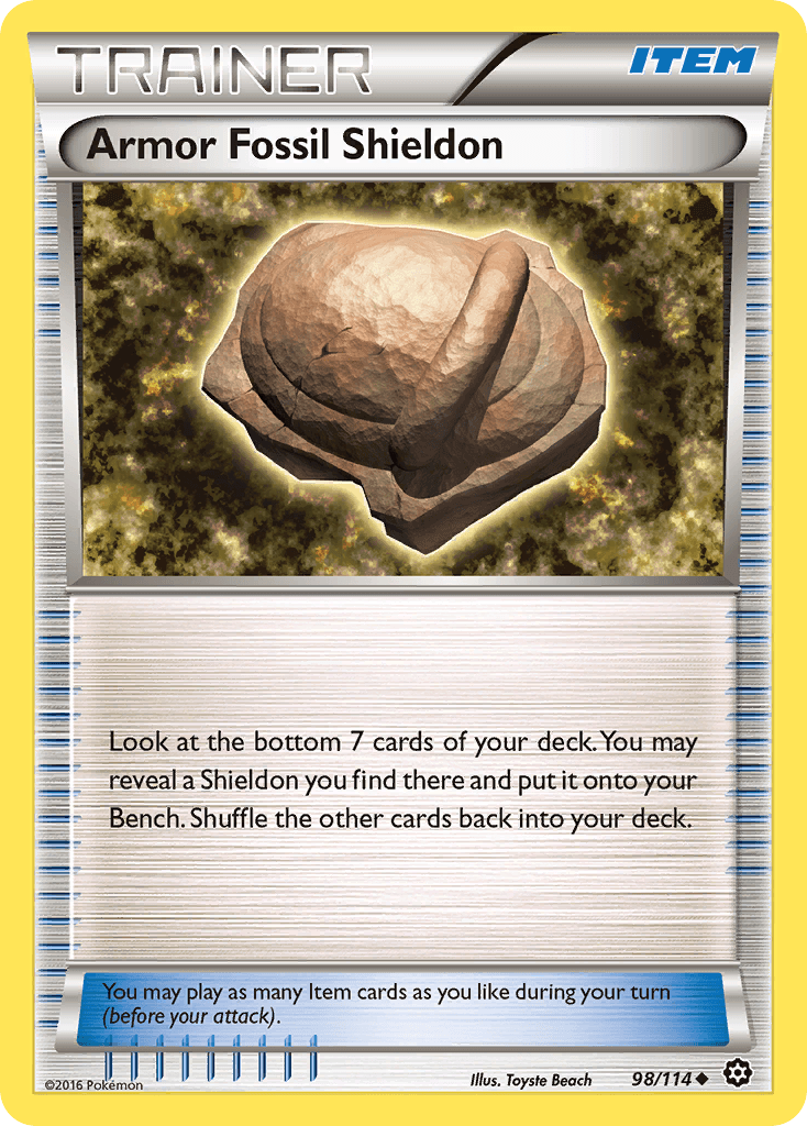 Armor Fossil Shieldon: Steam Siege