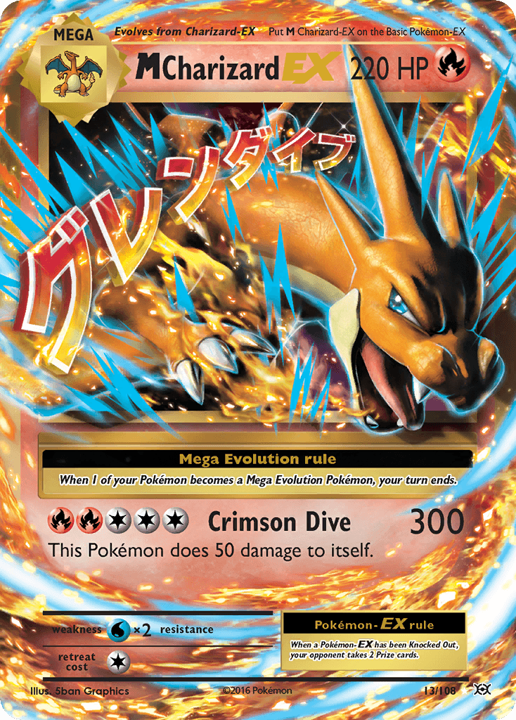 M Charizard-EX: Evolutions