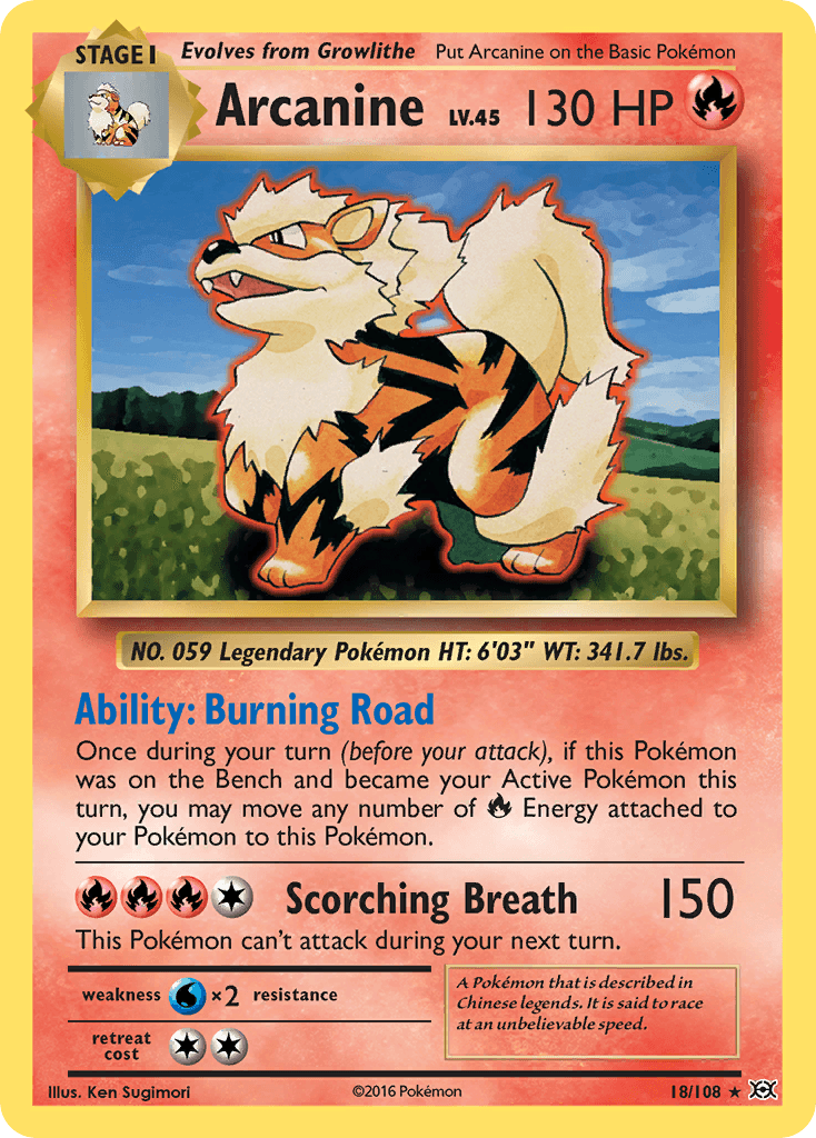 Arcanine: Evolutions
