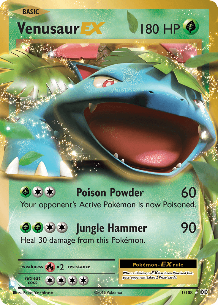 Venusaur-EX: Evolutions