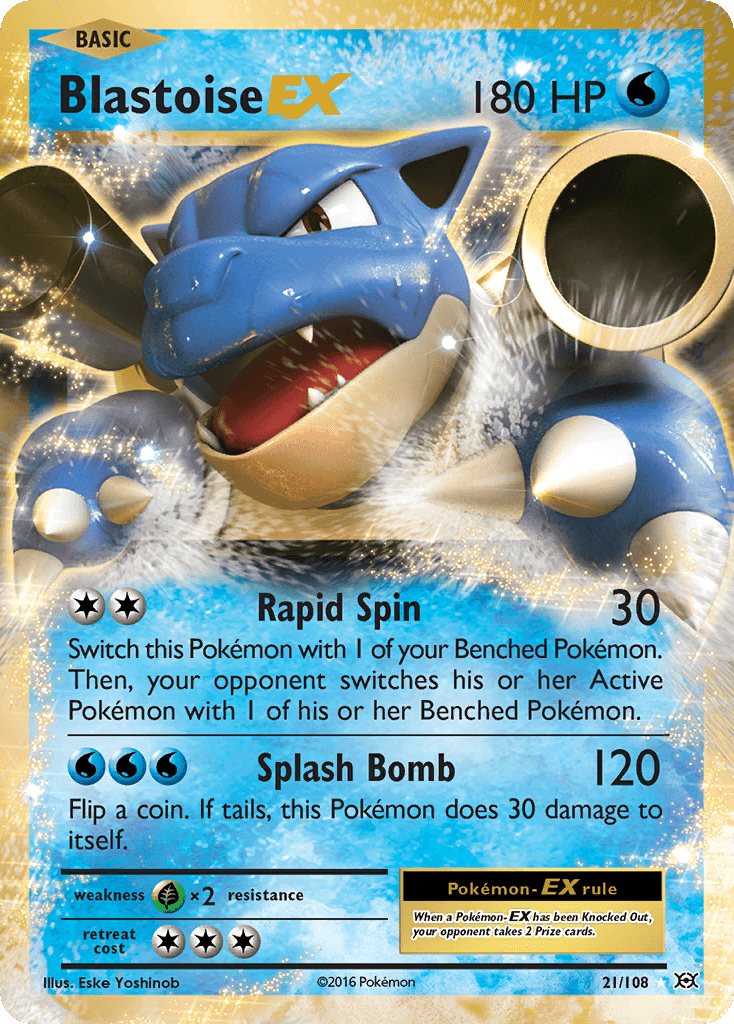 Blastoise-EX: Evolutions
