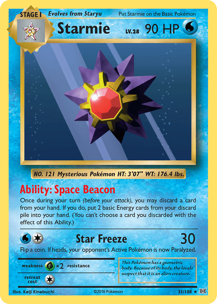 Starmie: Evolutions
