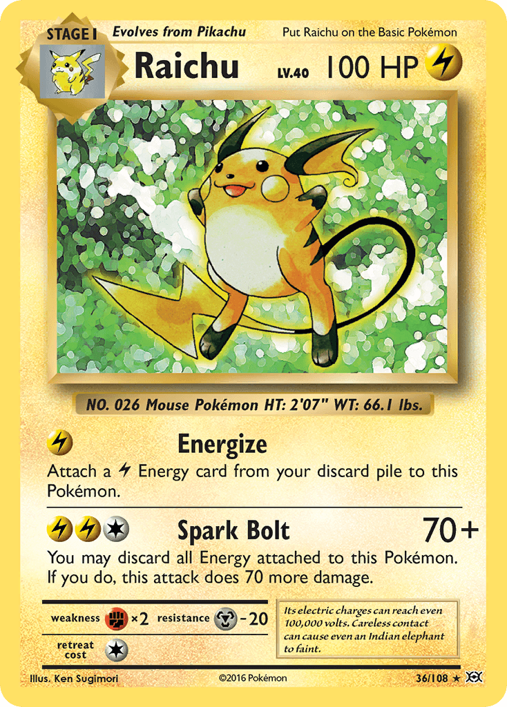 Raichu: Evolutions