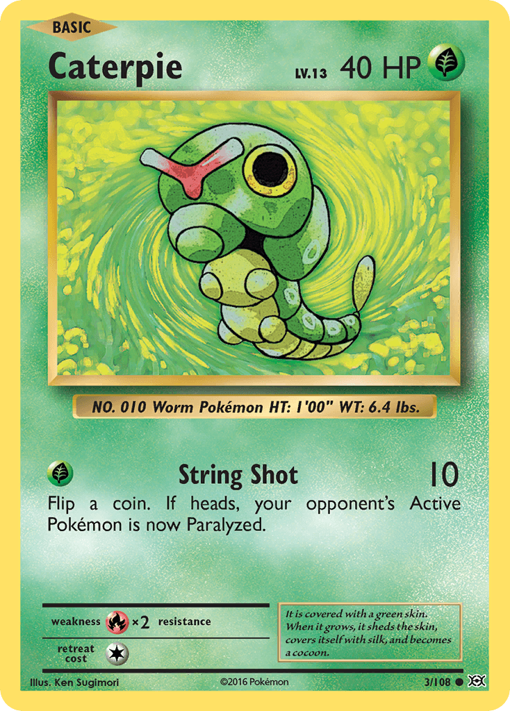 Caterpie: Evolutions