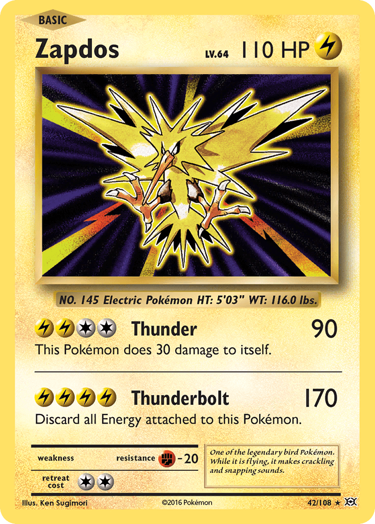Zapdos: Evolutions