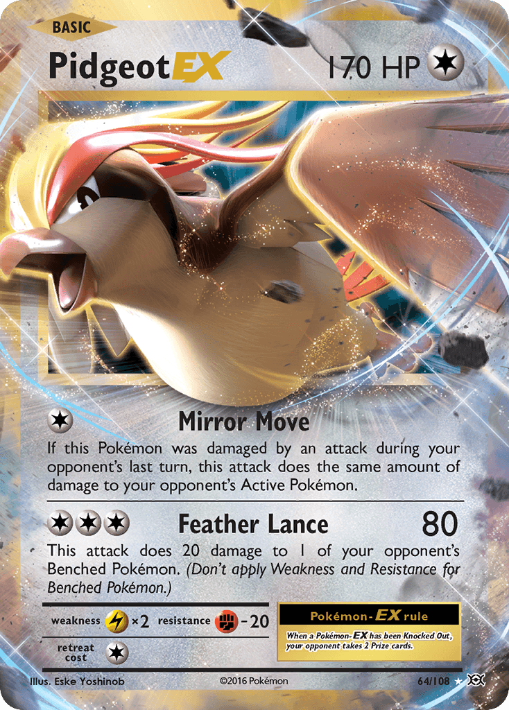 Pidgeot-EX: Evolutions