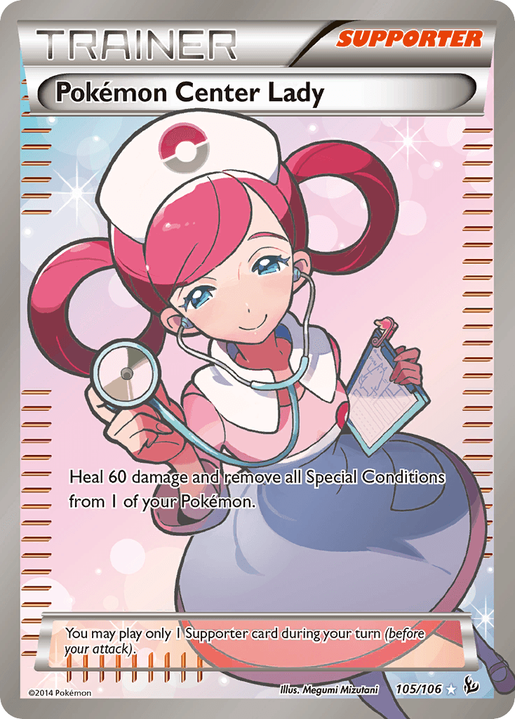 Pokémon Center Lady: Flashfire