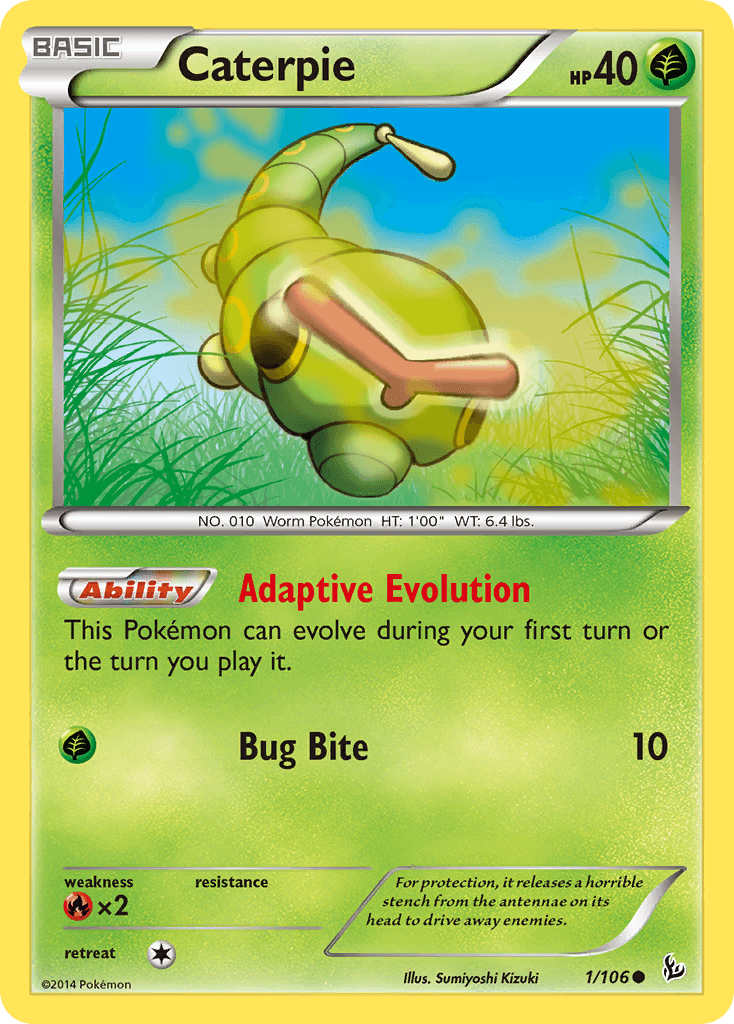 Caterpie: Flashfire