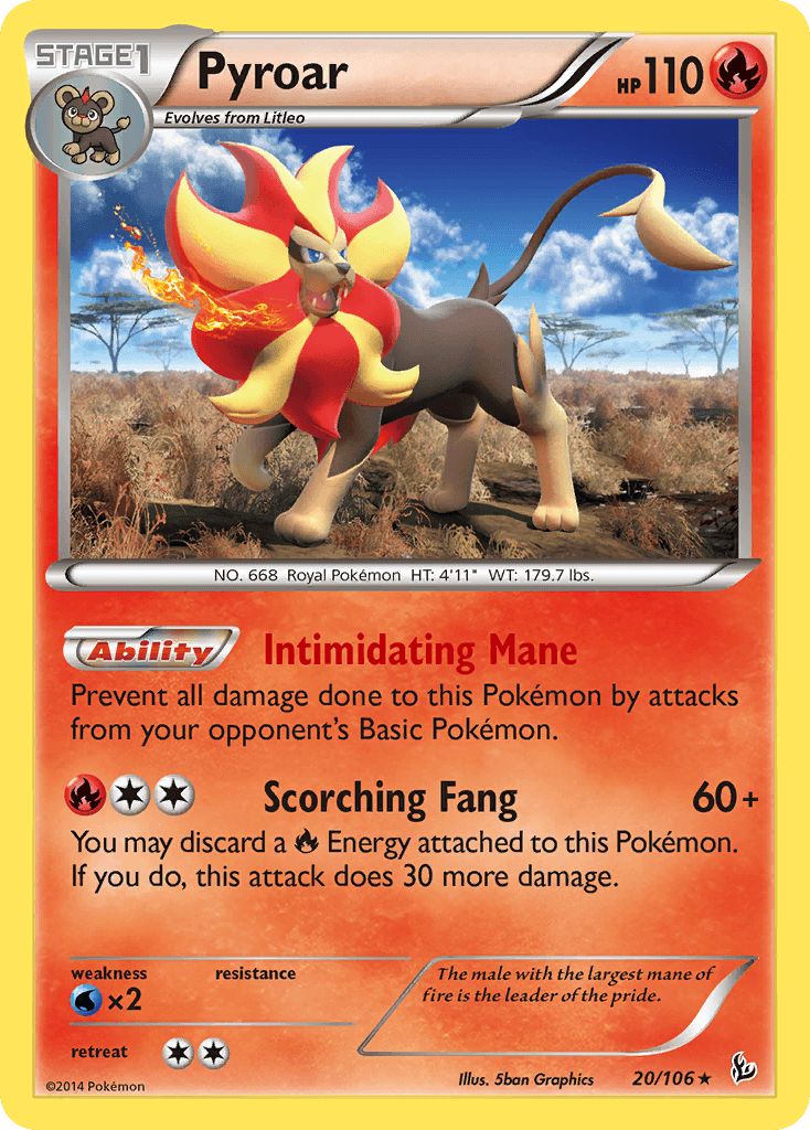 Pyroar: Flashfire