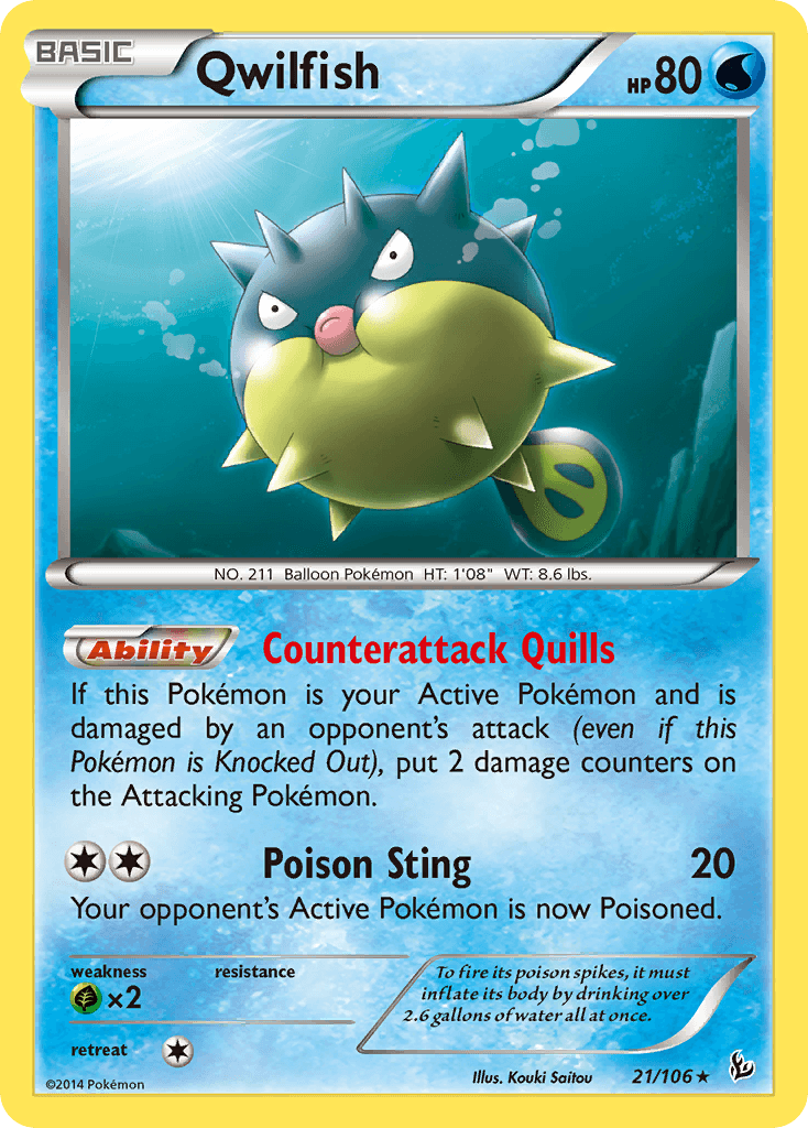 Qwilfish: Flashfire