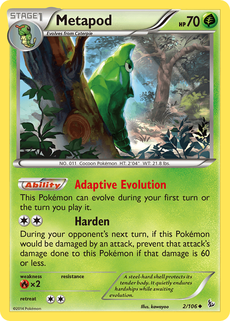 Metapod: Flashfire