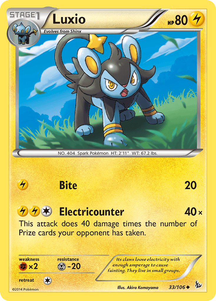 Luxio: Flashfire