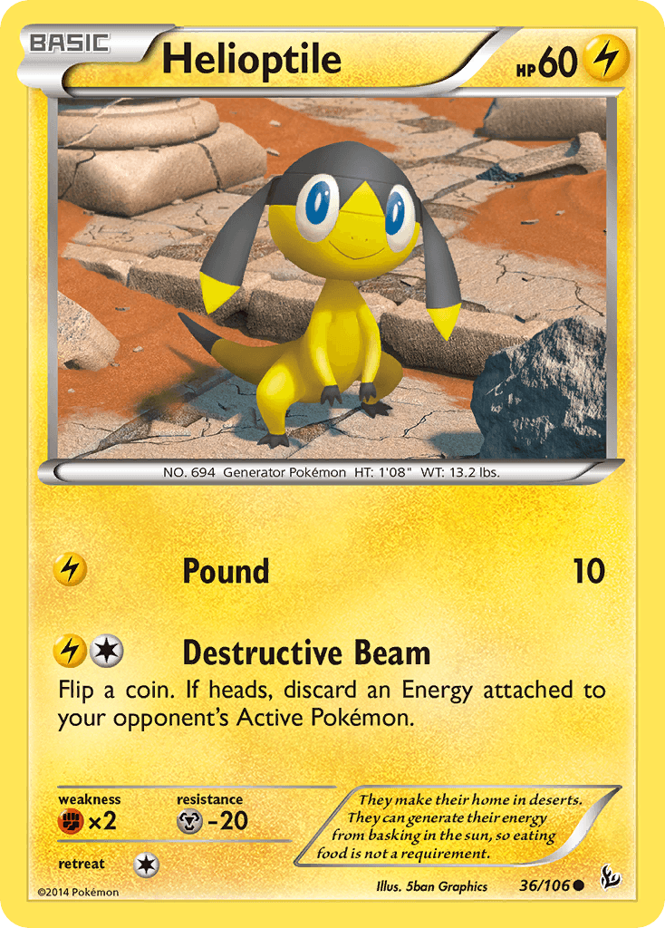Helioptile: Flashfire
