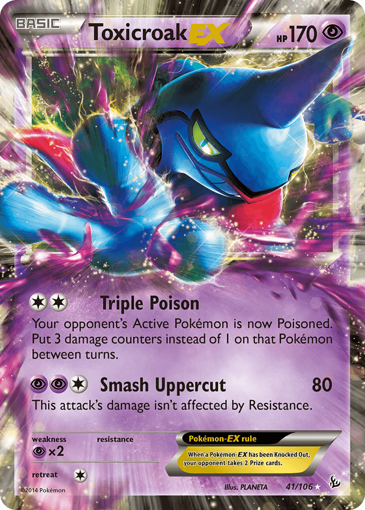 Toxicroak-EX: Flashfire