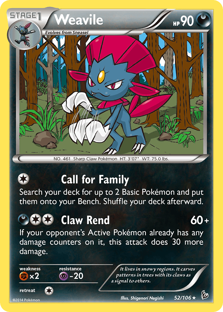 Weavile: Flashfire