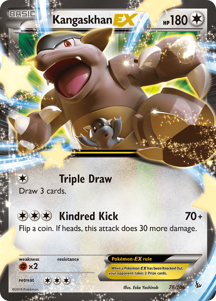 Kangaskhan-EX: Flashfire