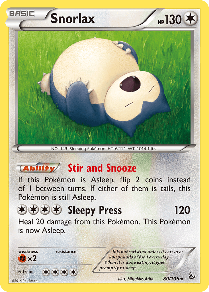 Snorlax: Flashfire