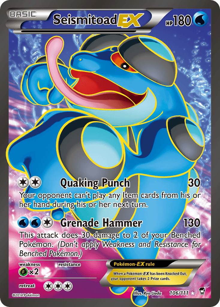 Seismitoad-EX: Furious Fists