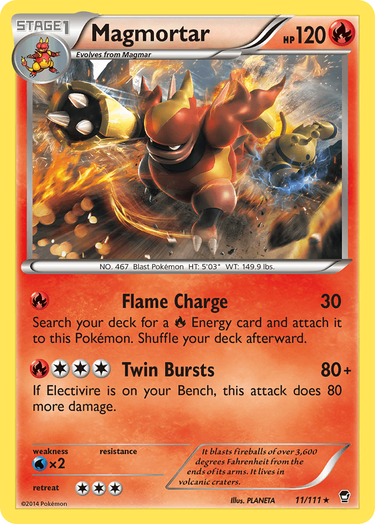 Magmortar: Furious Fists