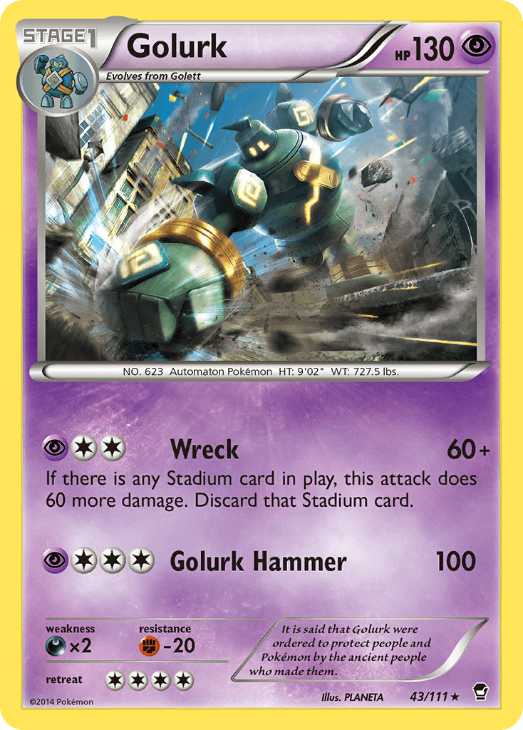 Golurk: Furious Fists