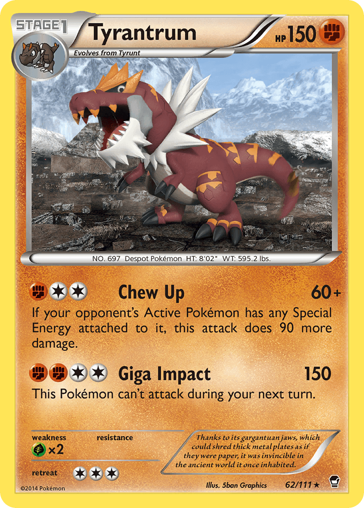 Tyrantrum: Furious Fists
