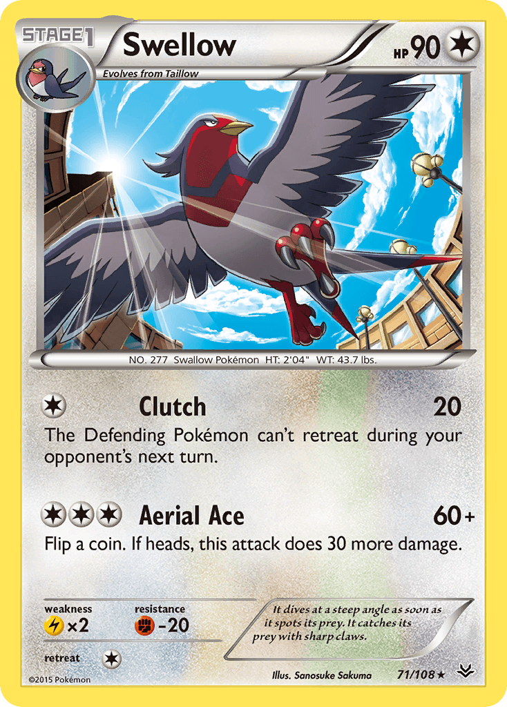 Swellow: Roaring Skies