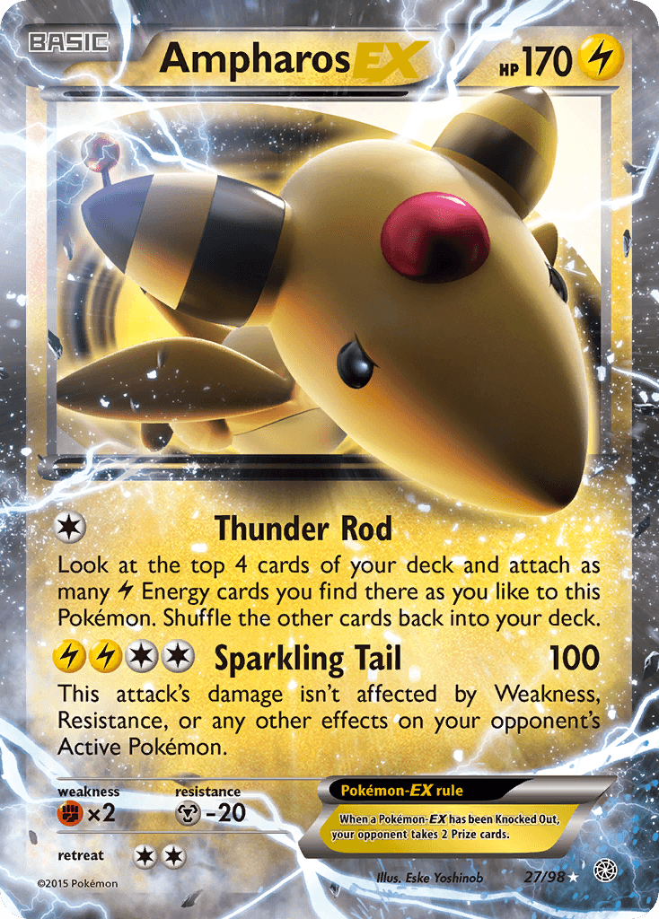 Ampharos-EX: Ancient Origins