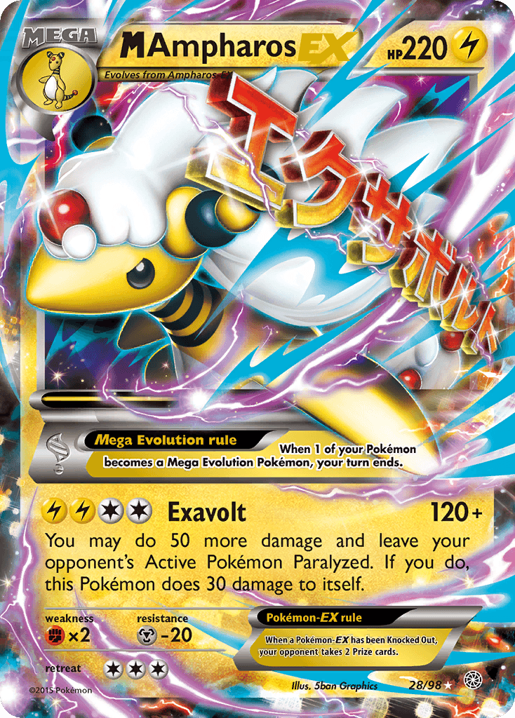 M Ampharos-EX: Ancient Origins