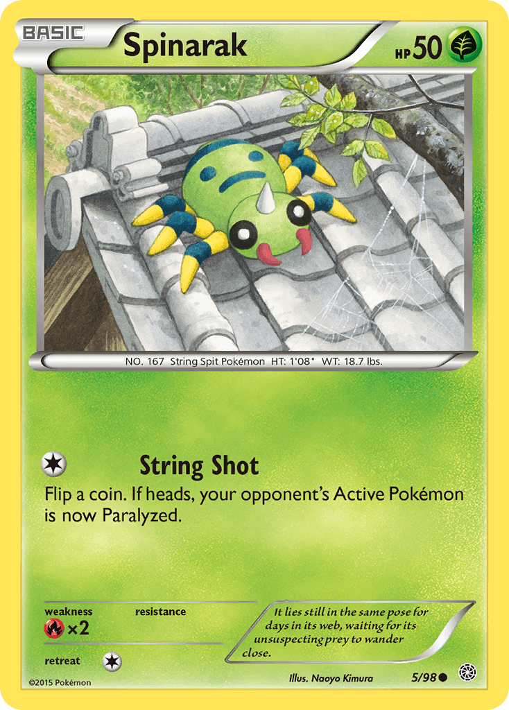 Spinarak: Ancient Origins