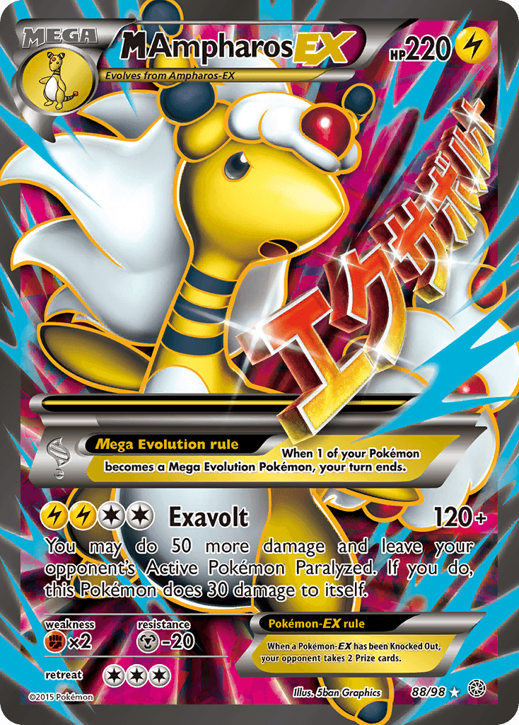 M Ampharos-EX: Ancient Origins