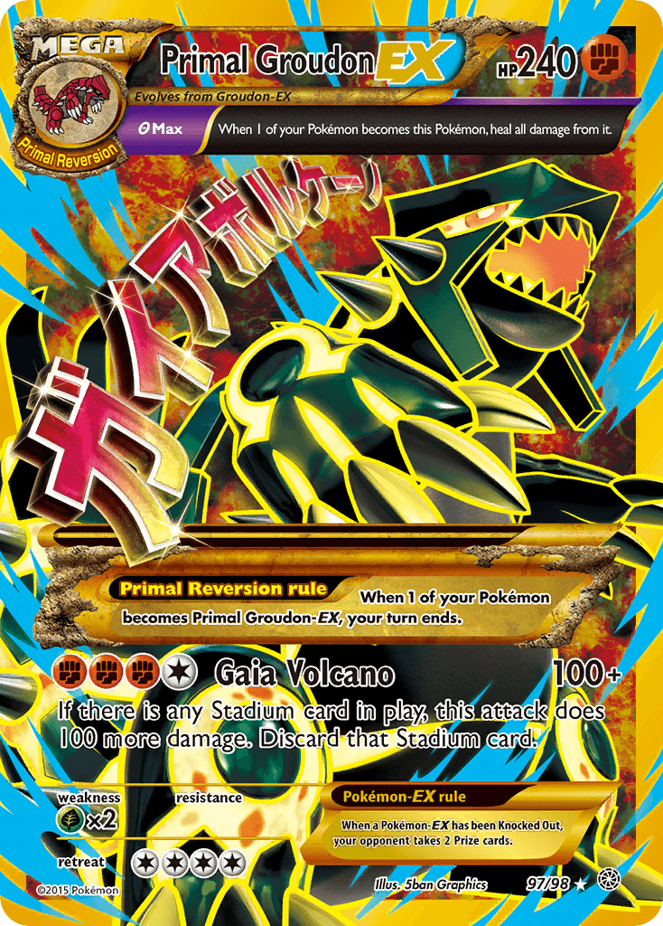 Primal Groudon-EX: Ancient Origins
