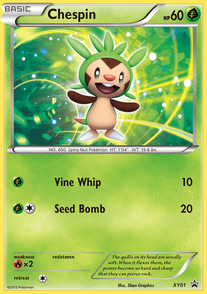 Chespin: XY Black Star Promos