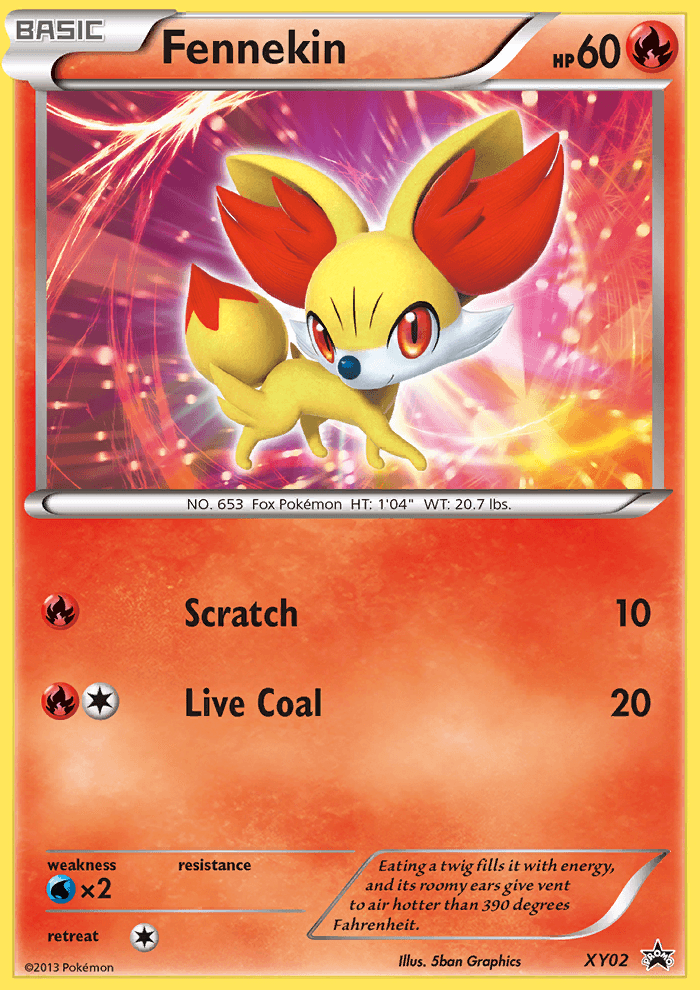 Fennekin: XY Black Star Promos